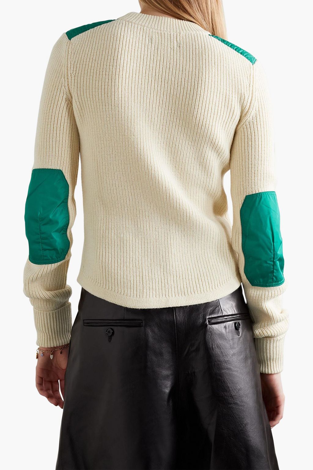 ISABEL MARANT Derry Pullover aus einer gerippten Wollmischung mit Shell-Einfassung