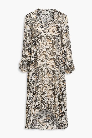 DIANE VON FURSTENBERG Pippa ruffled printed chiffon mini dress