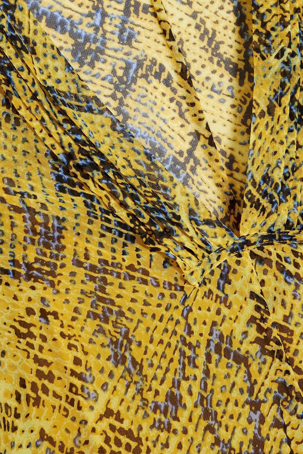 DIANE VON FURSTENBERG Ileana snake-print chiffon dress