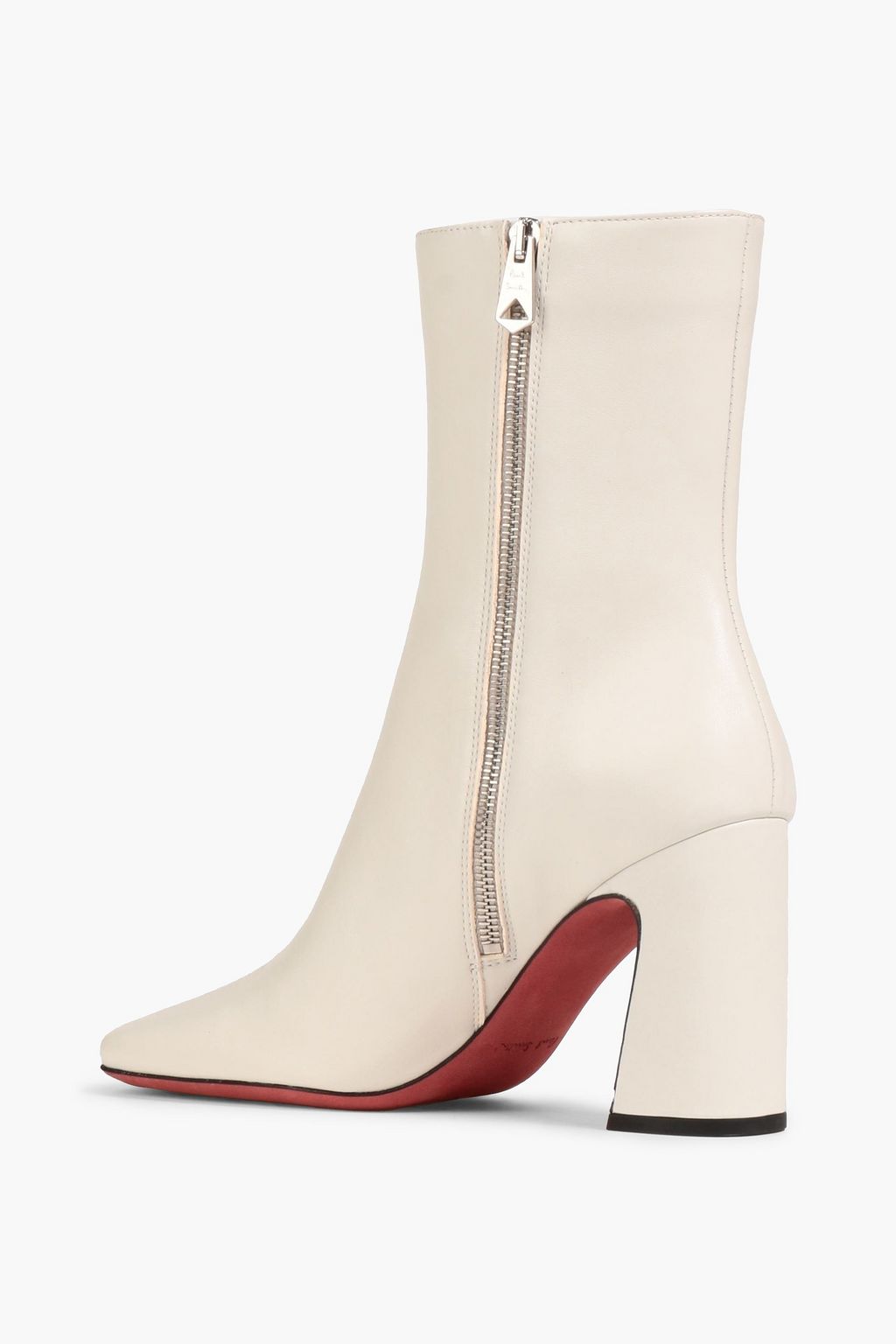 PAUL SMITH Agnes 90 leather ankle boots