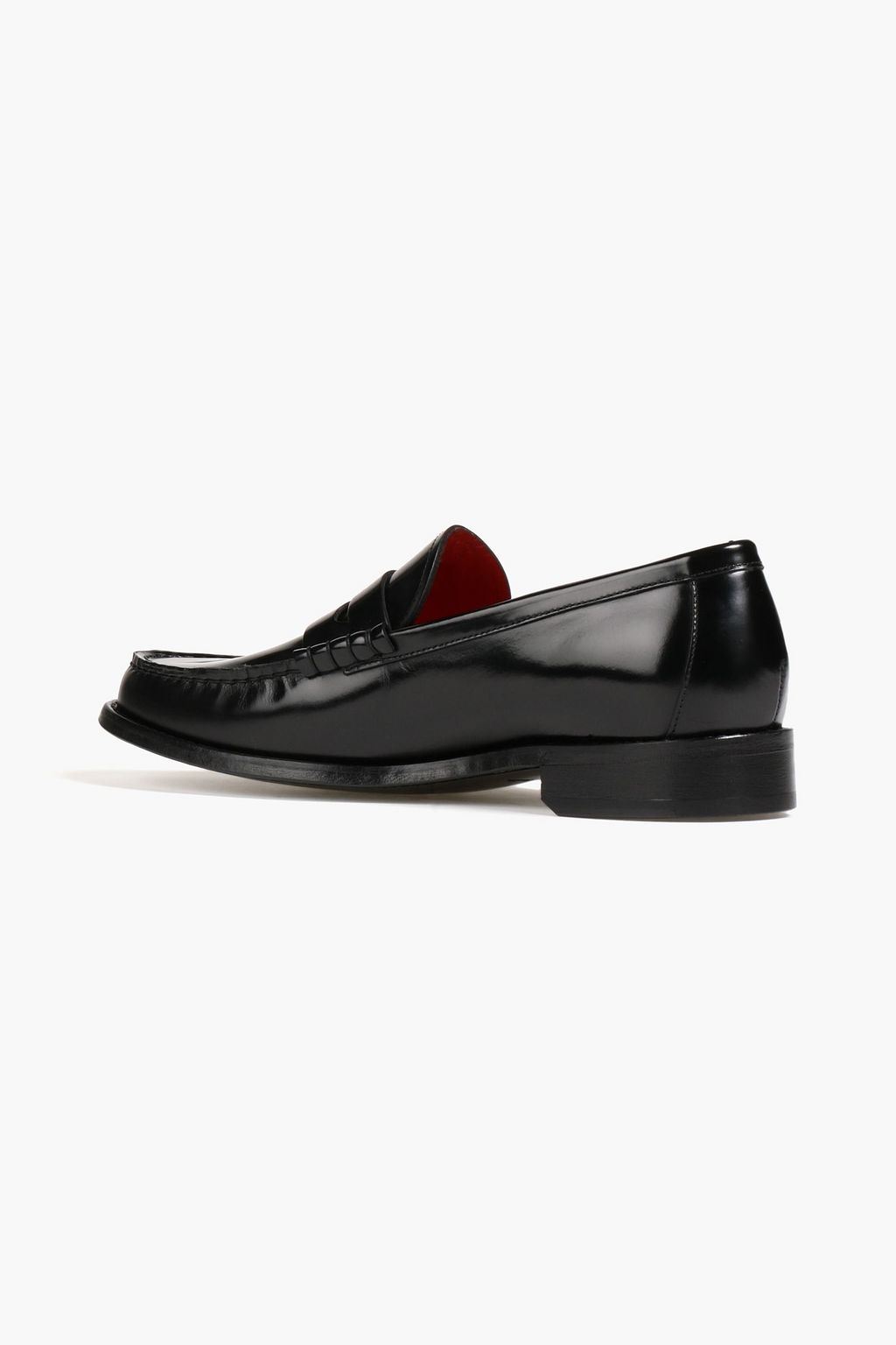PAUL SMITH Cassini glossed-leather loafers