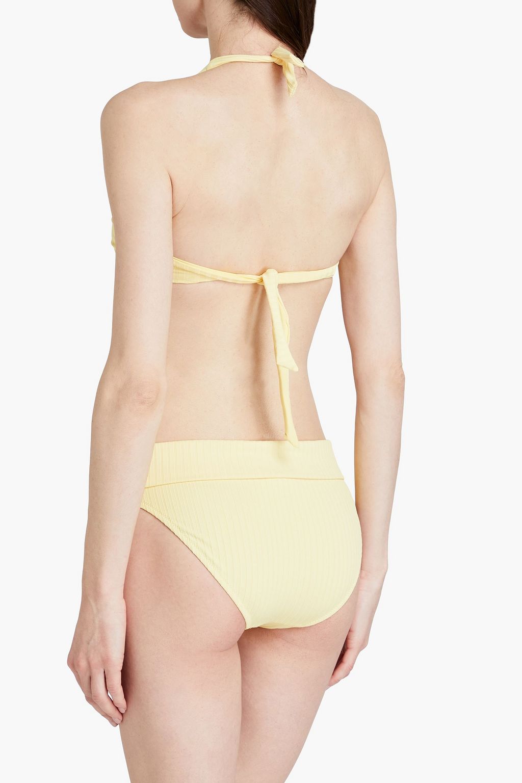 MELISSA ODABASH Provence ribbed low-rise bikini briefs