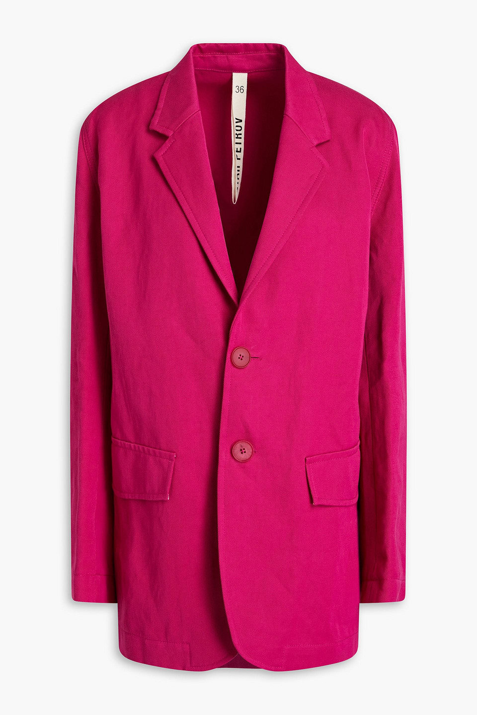Petar Petrov - Cotton-blend twill blazer - Purple - FR 34