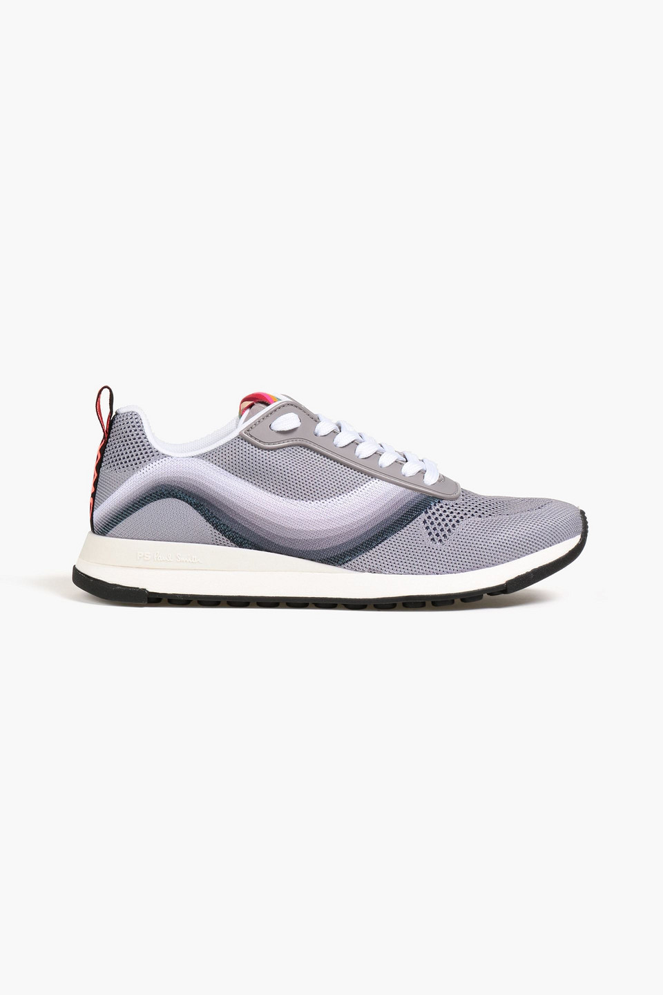 Paul Smith Rappid Printed Mesh Sneakers In Gray