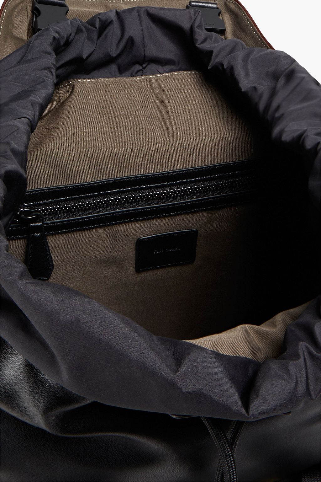 PAUL SMITH Embossed leather backpack