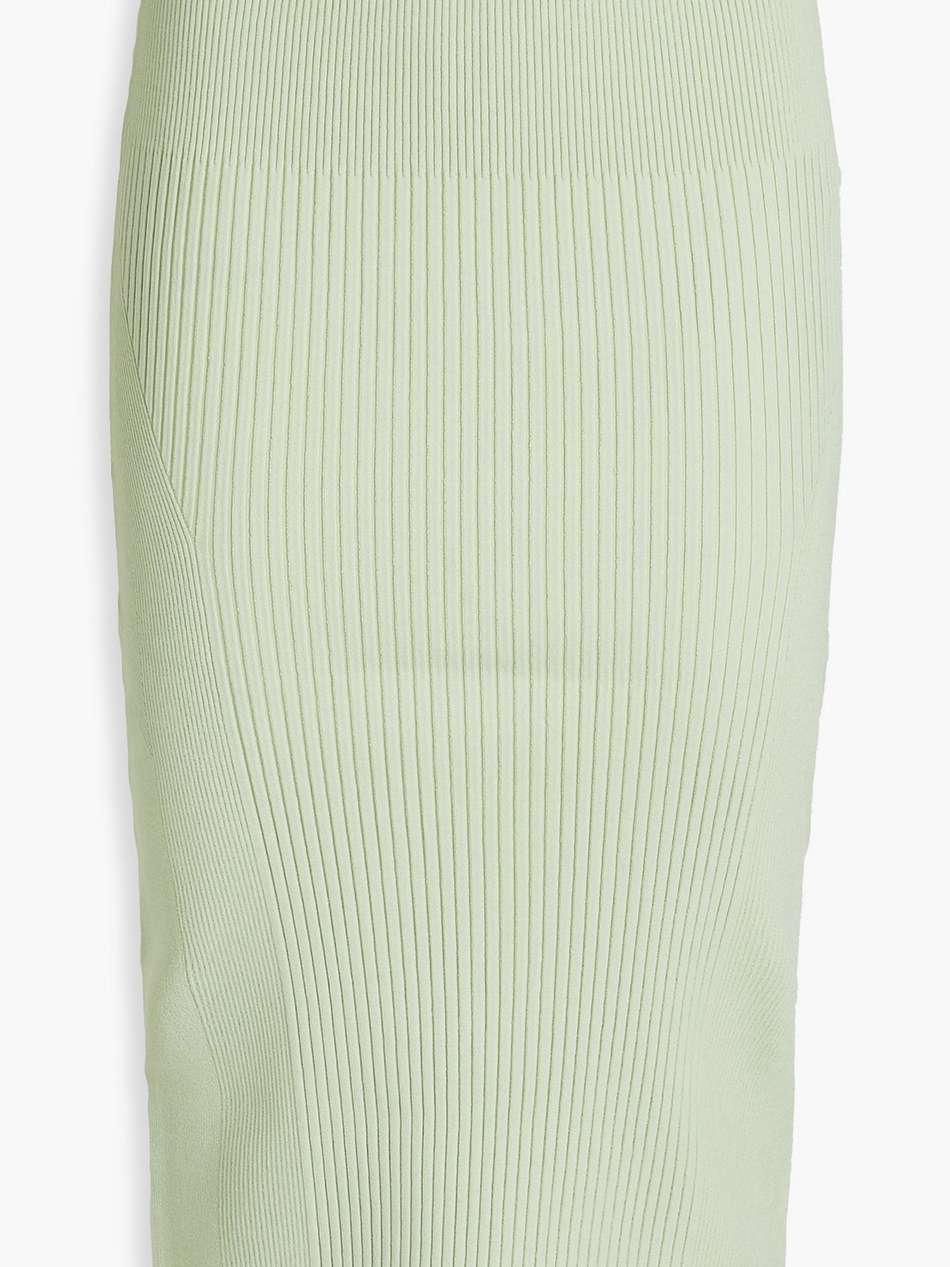 laurel ribbed-knit midi skirt