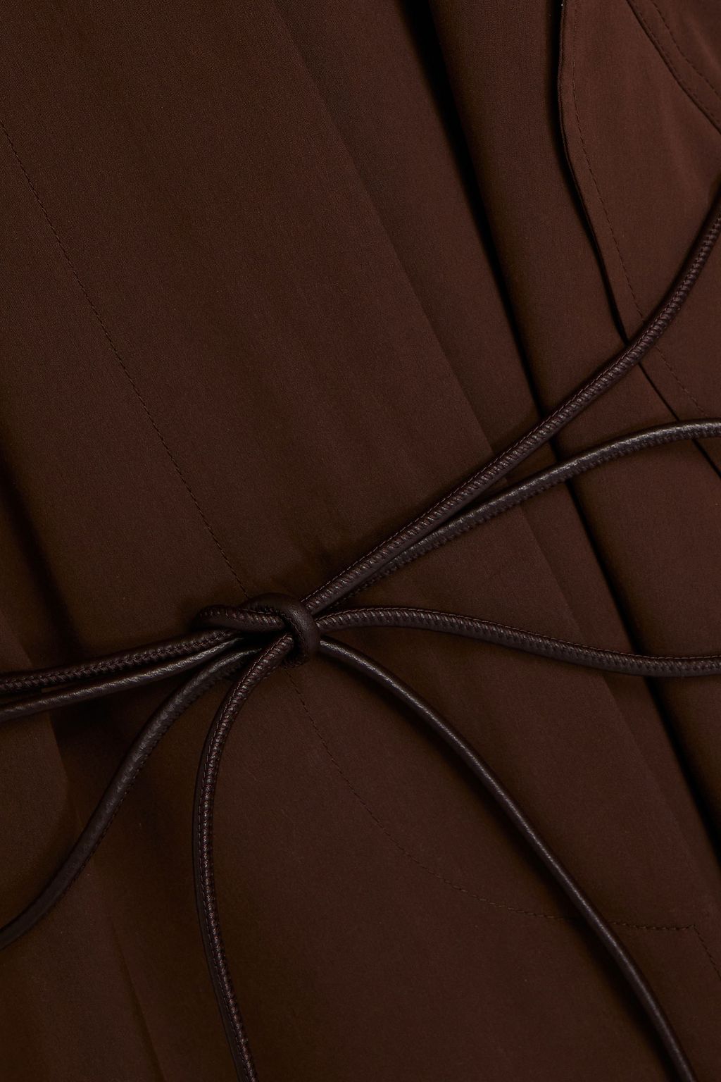 PETAR PETROV Cape-effect cotton and silk-blend poplin coat