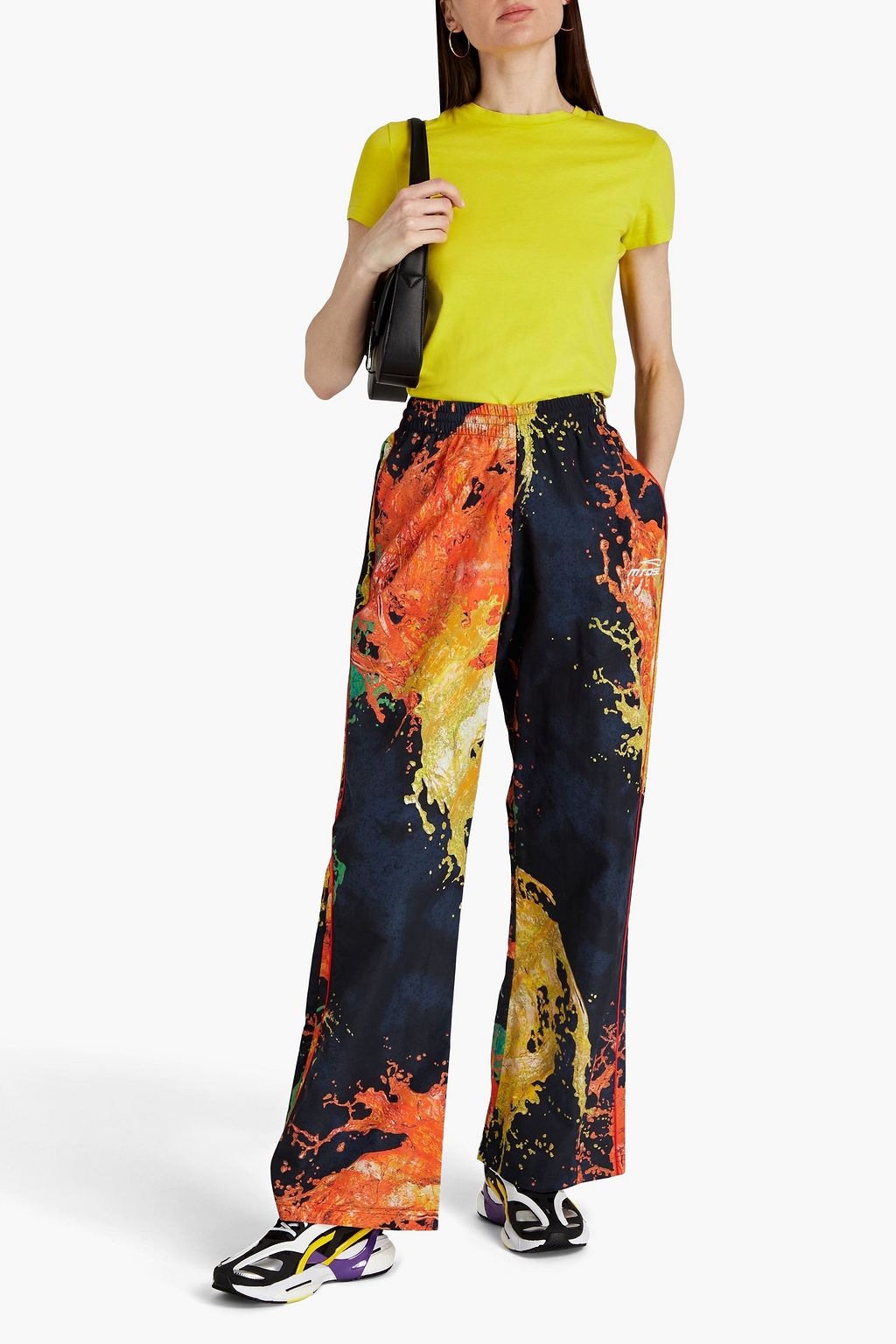 MARTINE ROSE Printed shell track pants