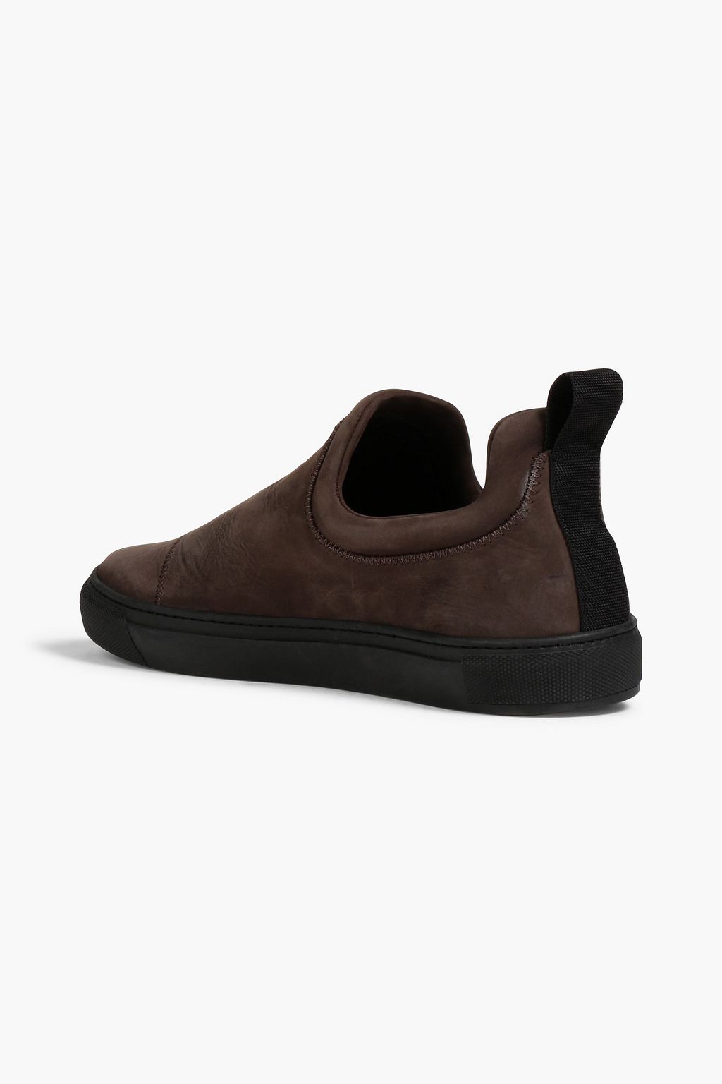 JAMES PERSE Zuma nubuck slip-on sneakers