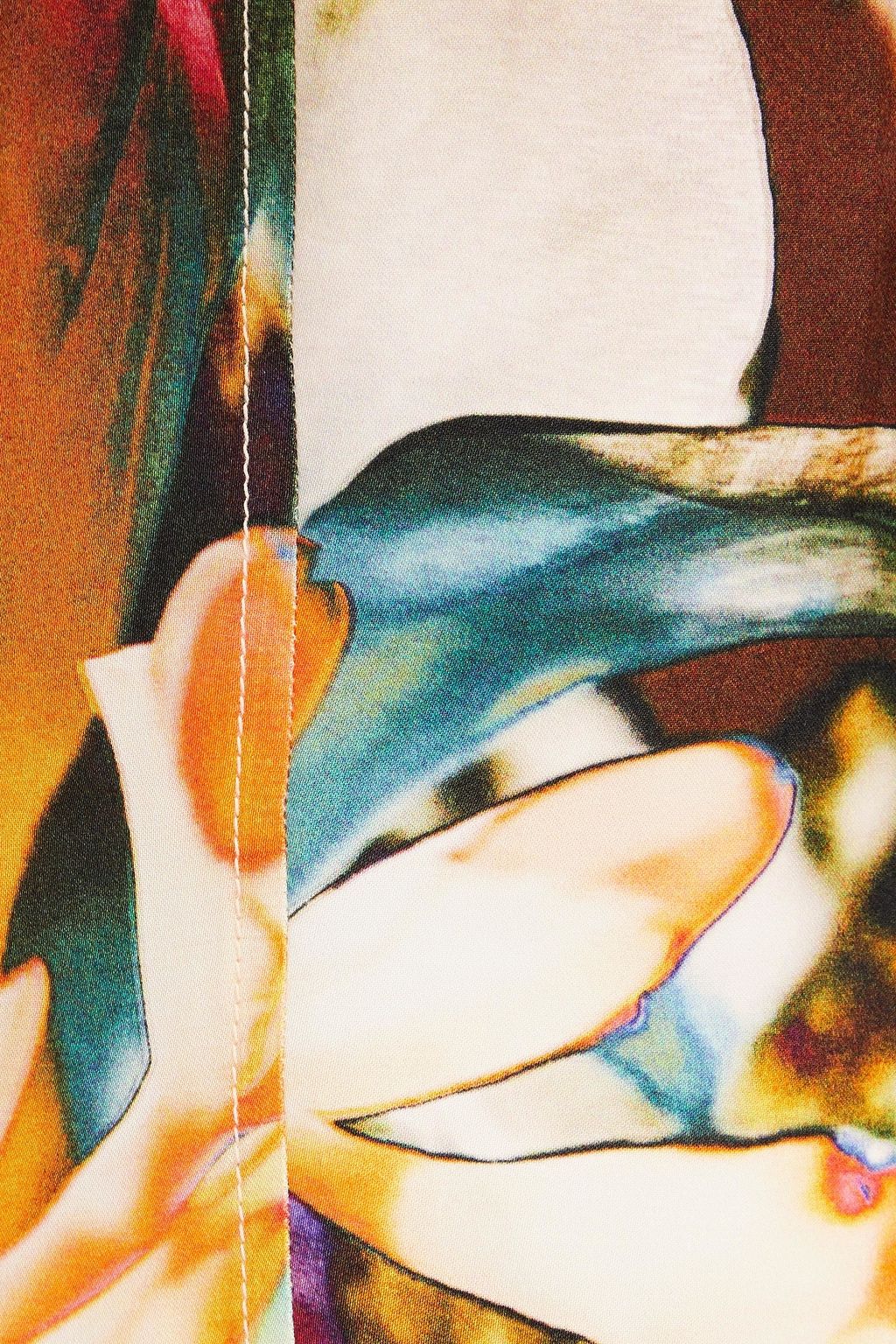 PAUL SMITH Printed satin shirt