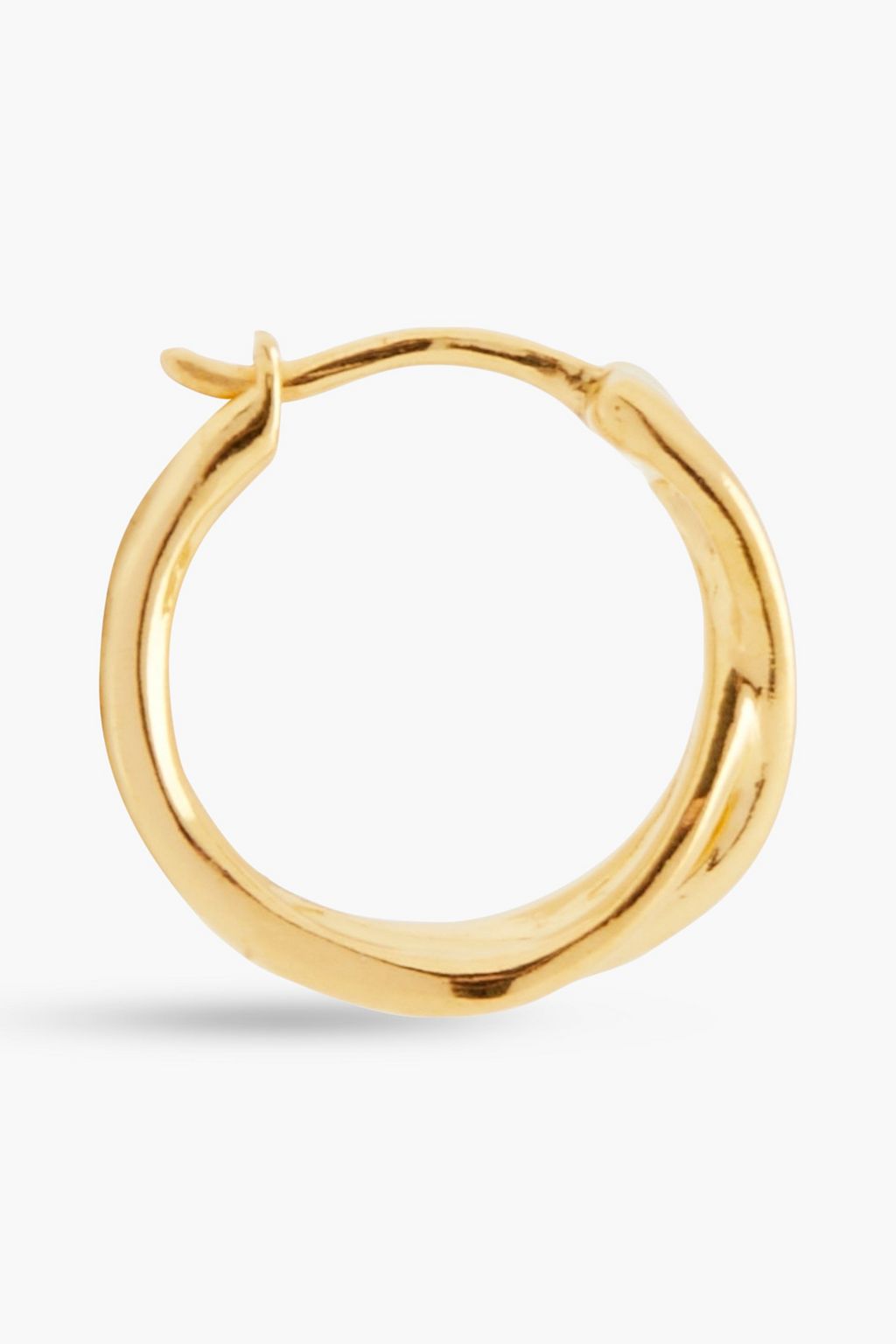 MONICA VINADER 18-karat gold vermeil hoop earrings