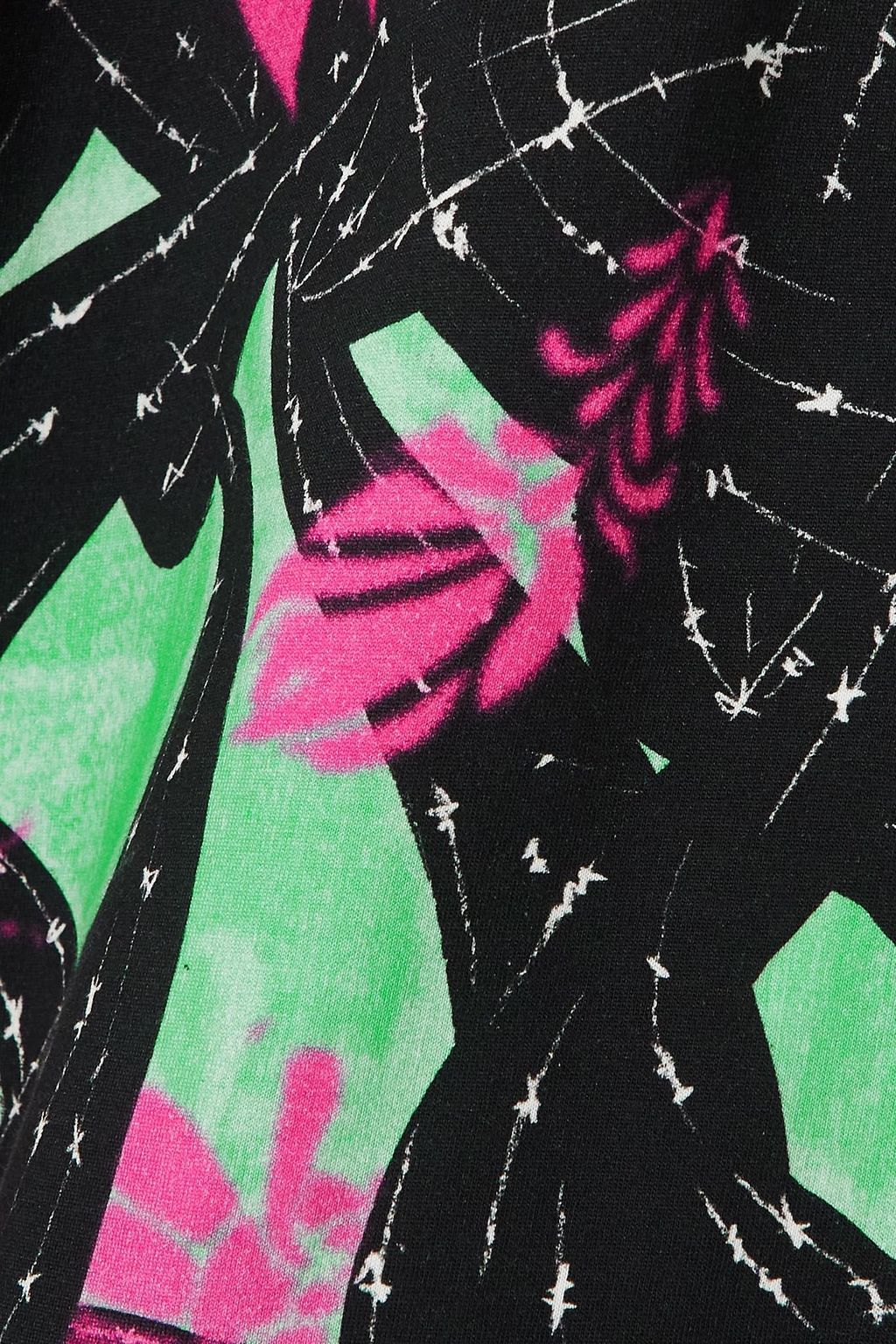 DRIES VAN NOTEN Printed cotton-jersey mini dress