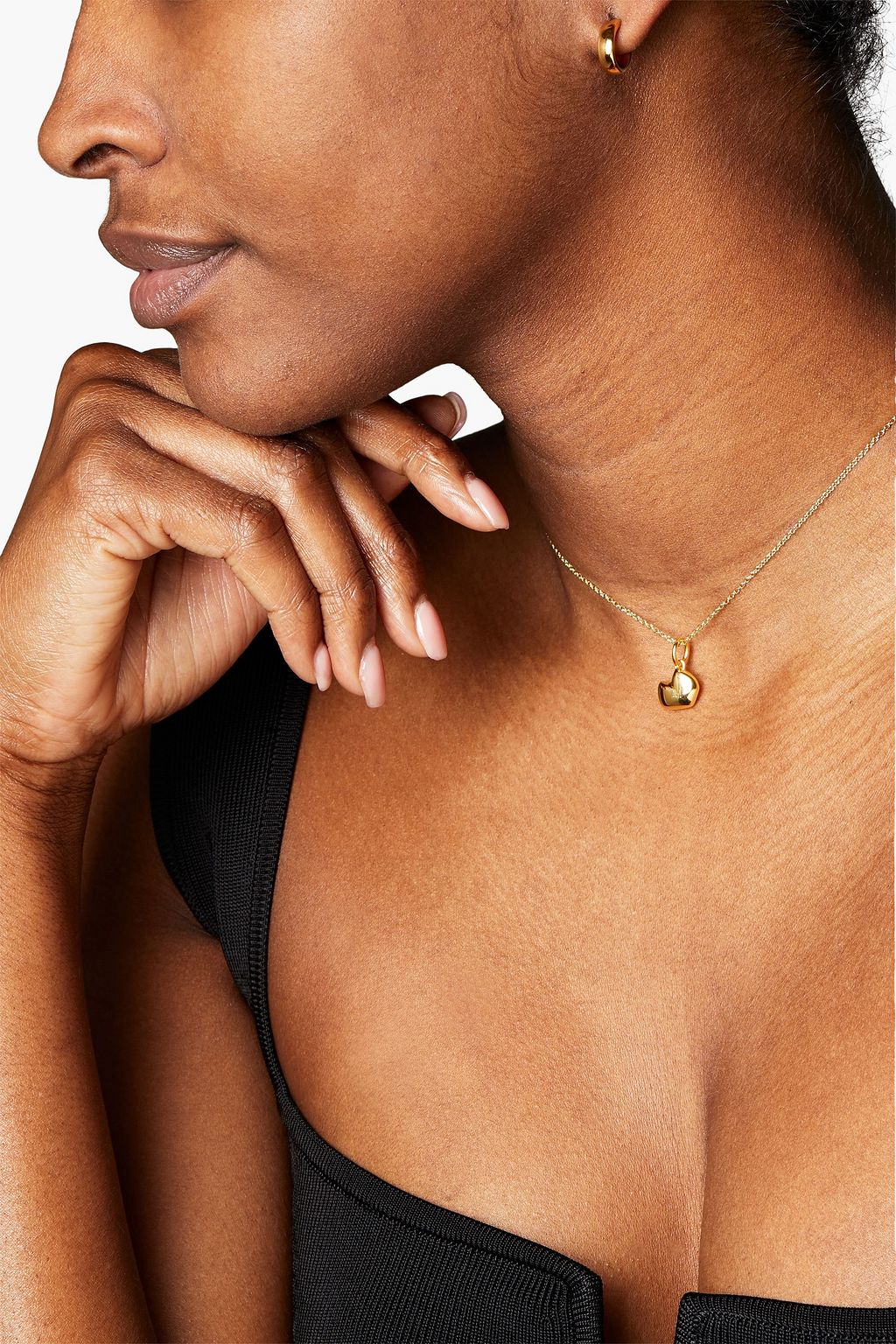 MONICA VINADER 18-karat gold vermeil hoop earrings