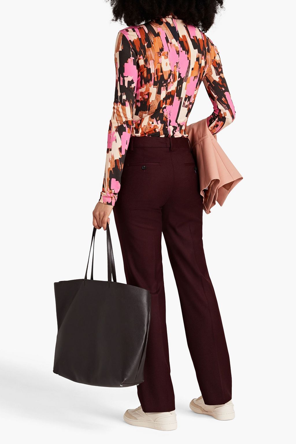PAUL SMITH Wool and cashmere-blend straight-leg pants
