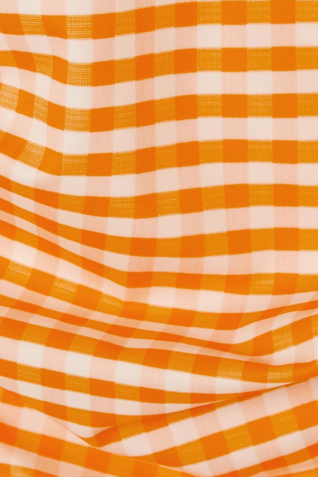 PEONY SWIMWEAR Ruched gingham swimsuit THE