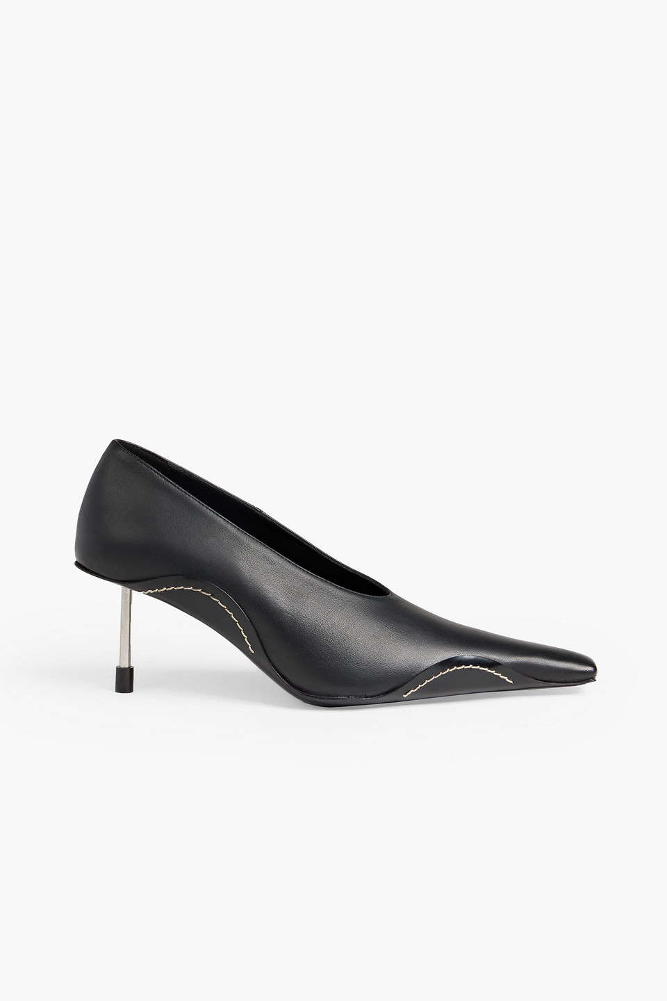 Acne Studios Leather Pumps In Black | ModeSens