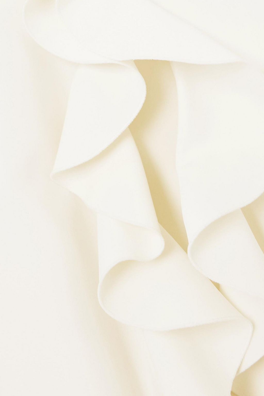 GIAMBATTISTA VALLI Off-the-shoulder ruffled cutout crepe gown