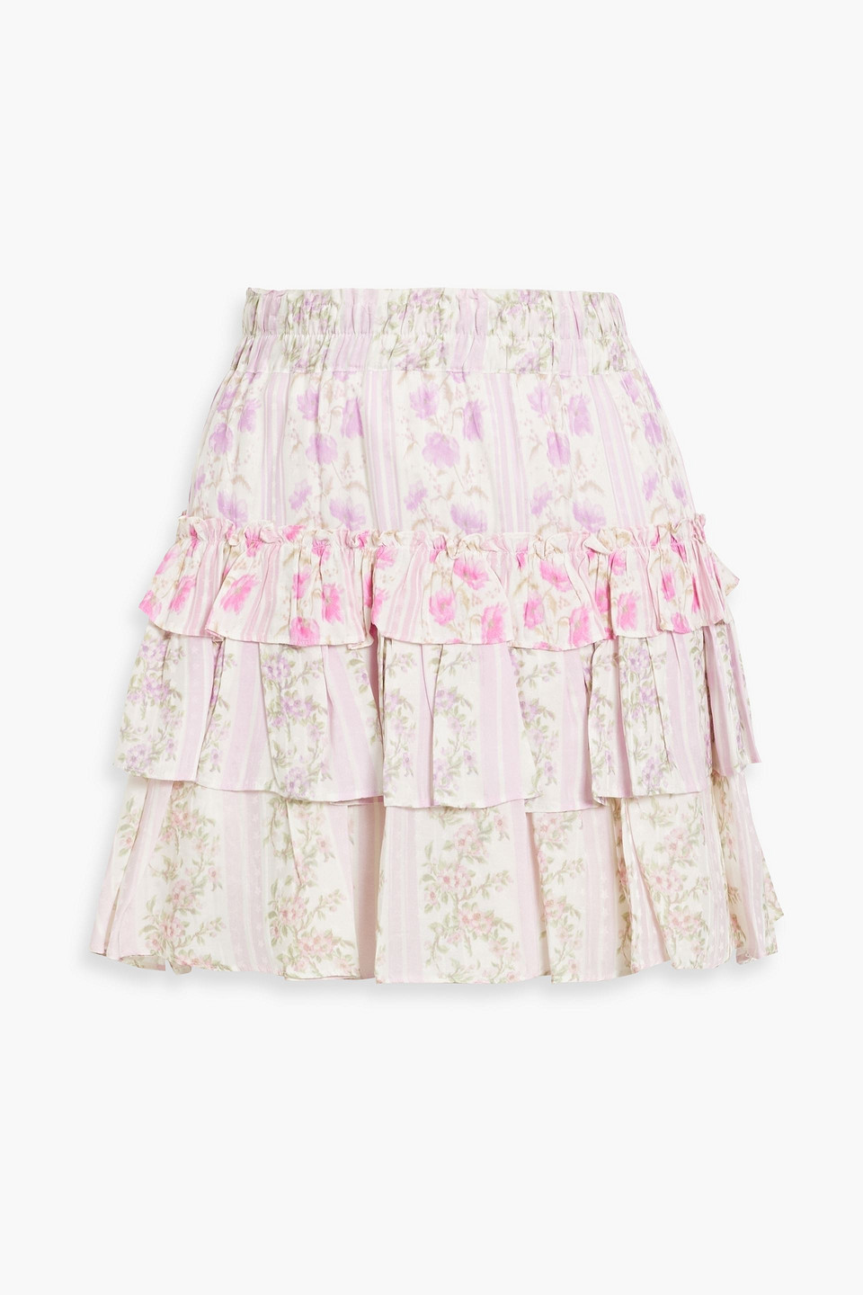 Loveshackfancy Corbett Skirt In Baby Pink