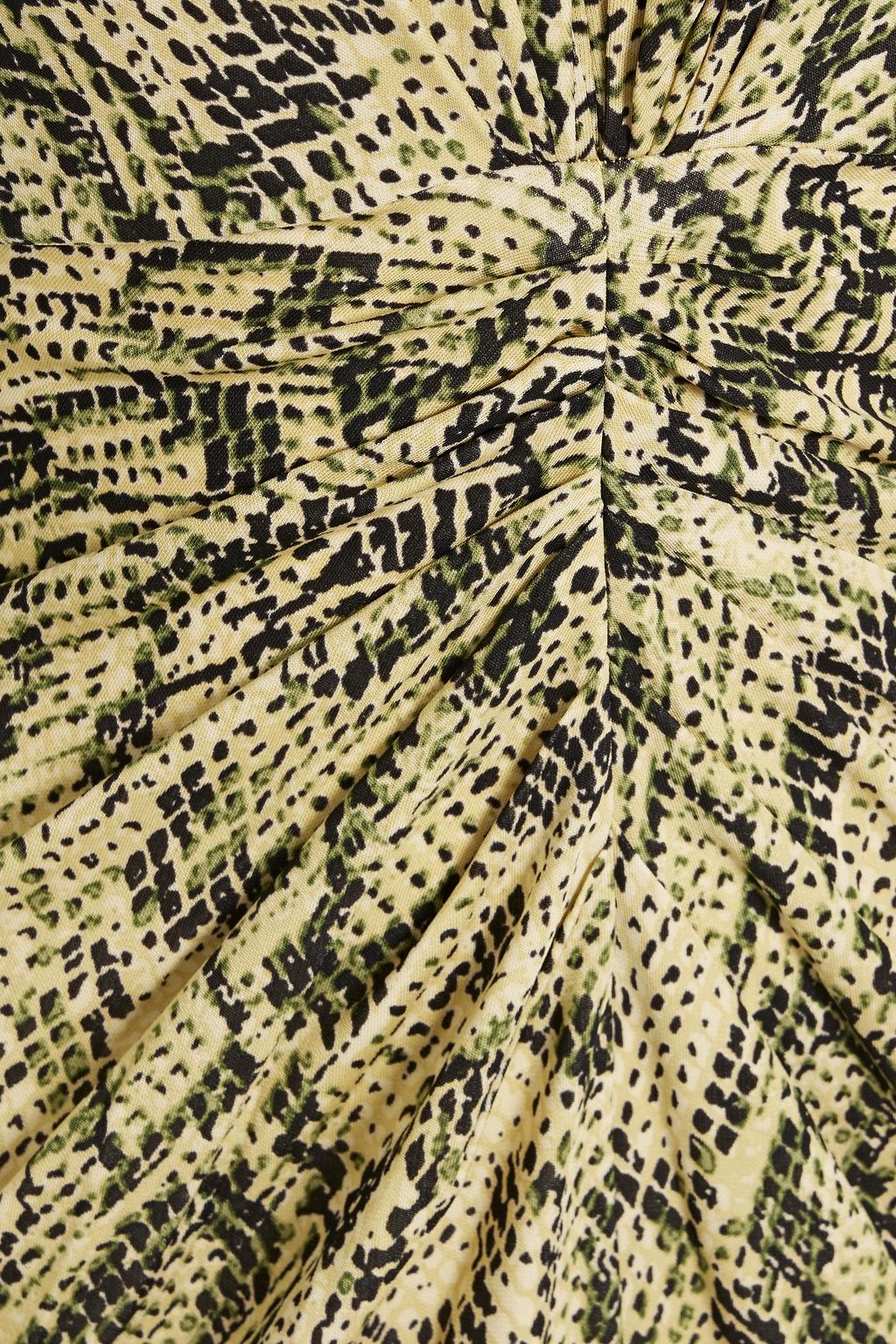 DIANE VON FURSTENBERG Miley ruched printed jersey mini dress