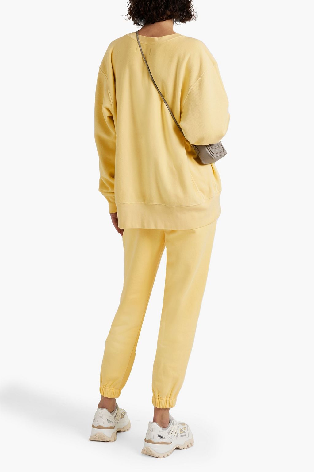 LES TIEN Cotton-fleece sweatshirt