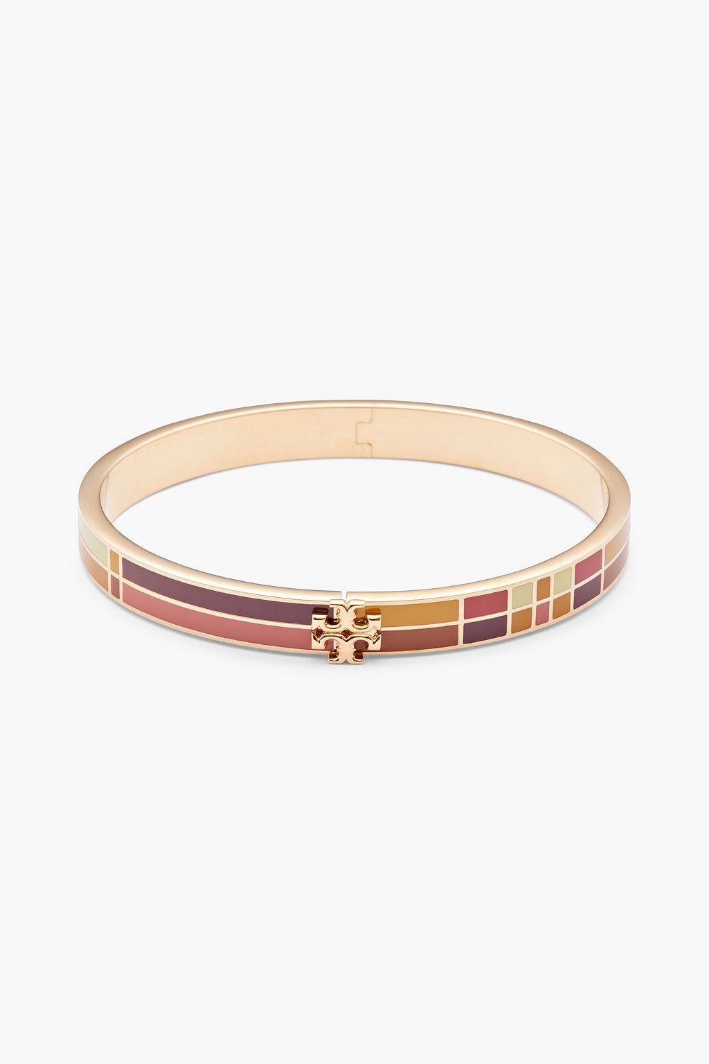 TORY BURCH Kira gold-tone enamel bangle | Sale up to 70% off | THE OUTNET