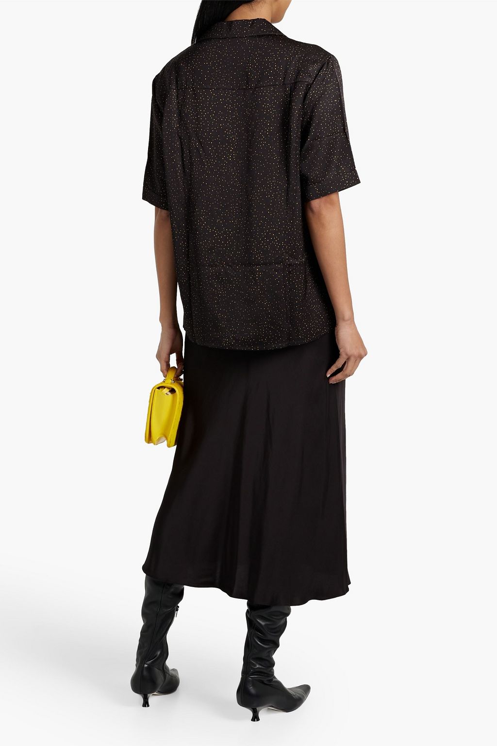 GMBH Luka printed satin shirt
