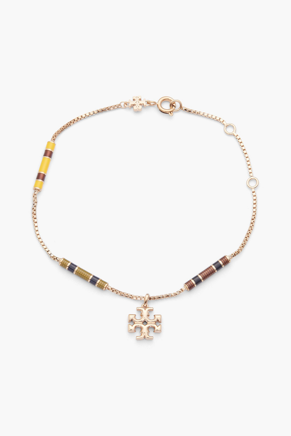 Tory Burch Kira Gold-tone Enamel Bracelet