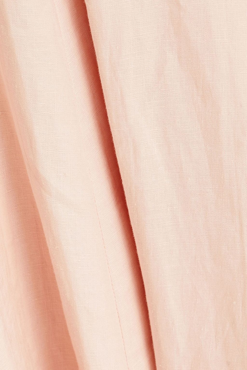 ZIMMERMANN Gathered linen mini dress