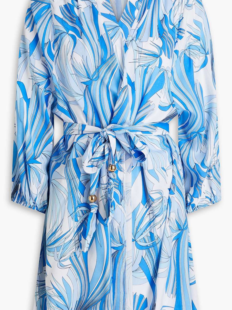 bethany printed voile coverup
