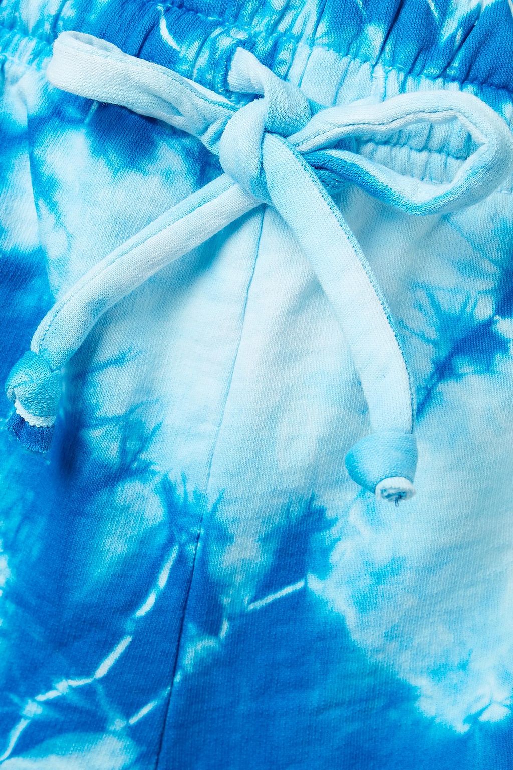 YEAR OF OURS Tie-dyed cotton-jersey shorts
