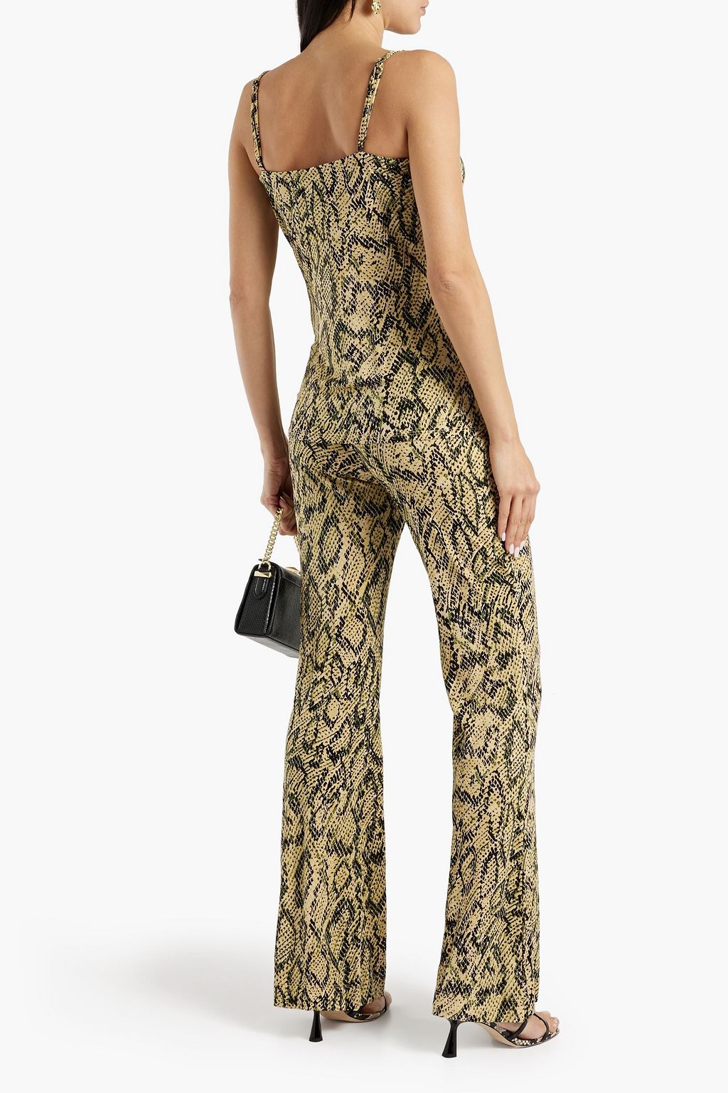 DIANE VON FURSTENBERG Berlin draped printed jersey camisole