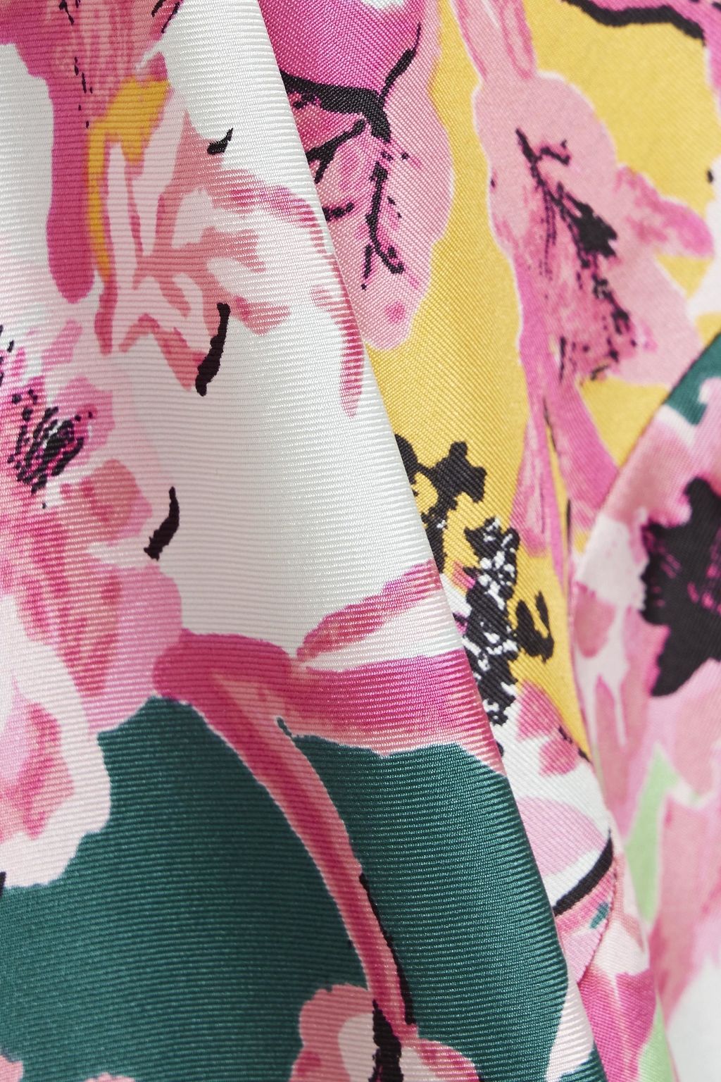 DIANE VON FURSTENBERG Tilly floral-print silk satin-twill midi wrap dress