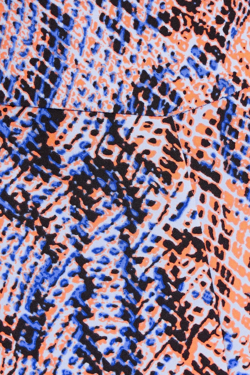 DIANE VON FURSTENBERG Sutton snake-print jersey skirt
