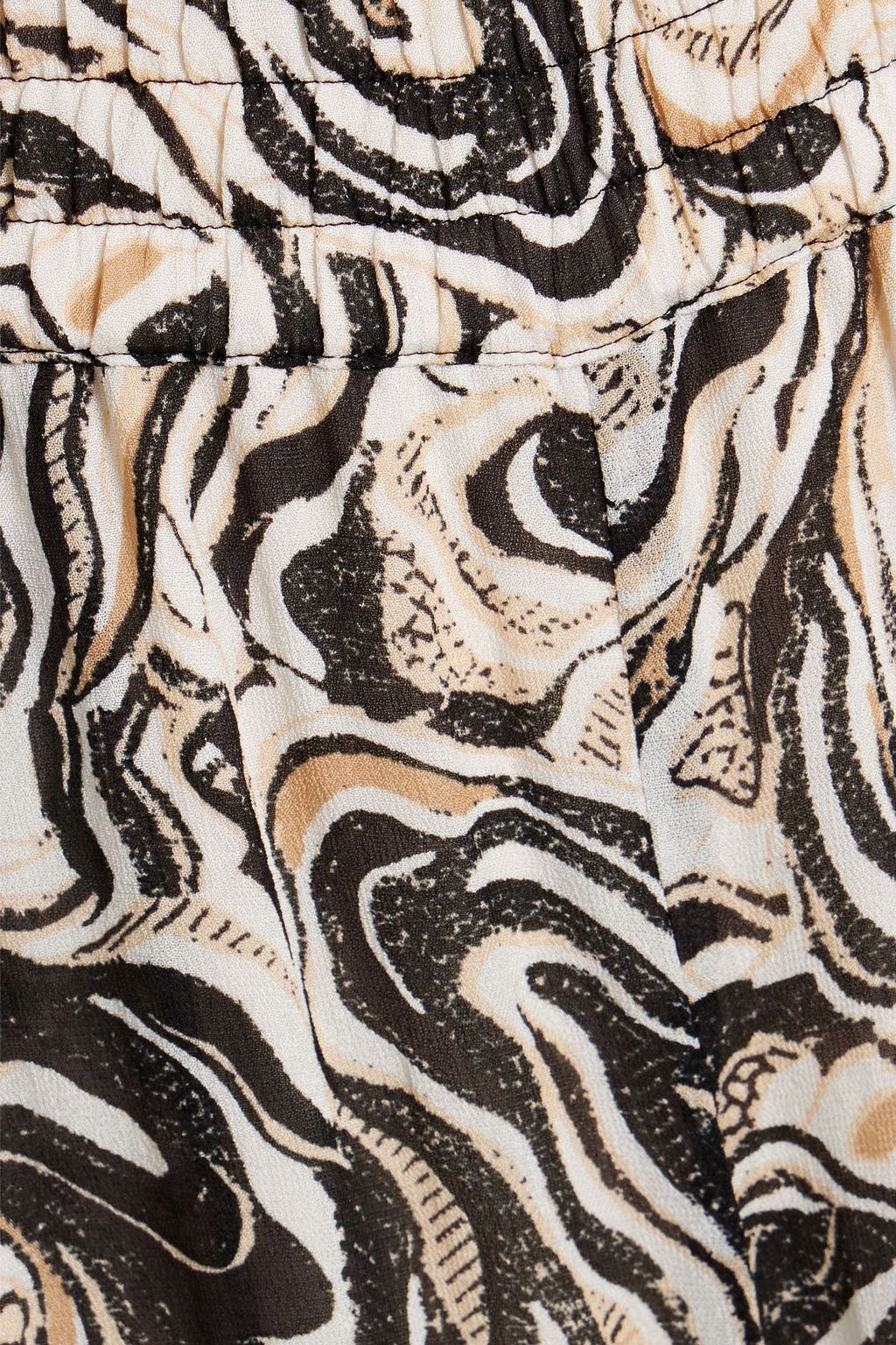 DIANE VON FURSTENBERG Marvel printed crepe wide-leg pants