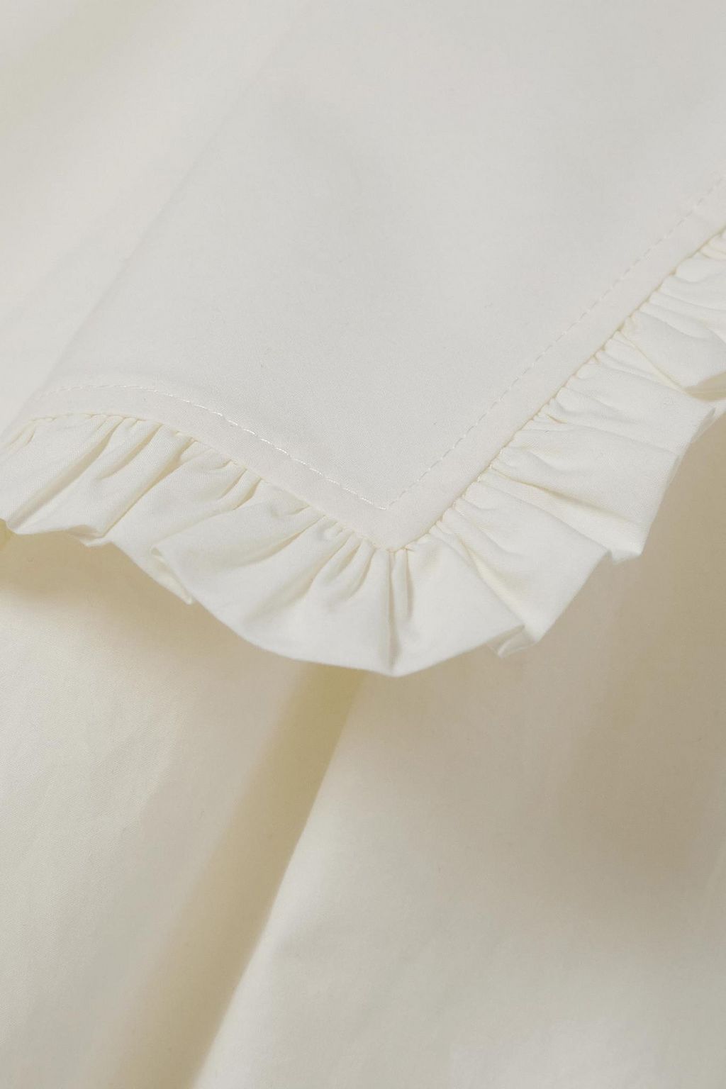 MOLLY GODDARD Melanie ruffled cotton-poplin shirt