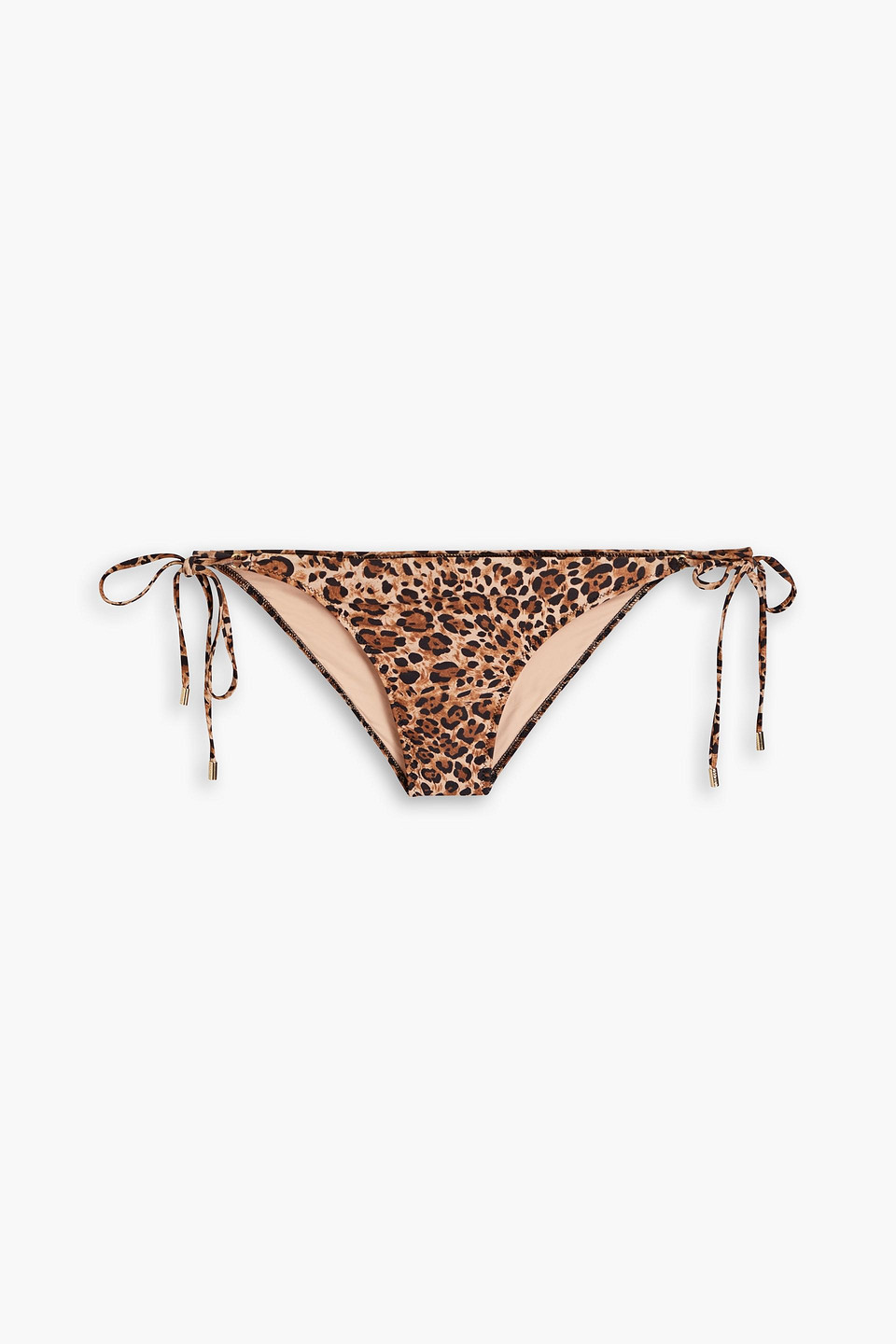 Melissa Odabash Florence Leopard-print Low-rise Bikini Briefs In Animal Print