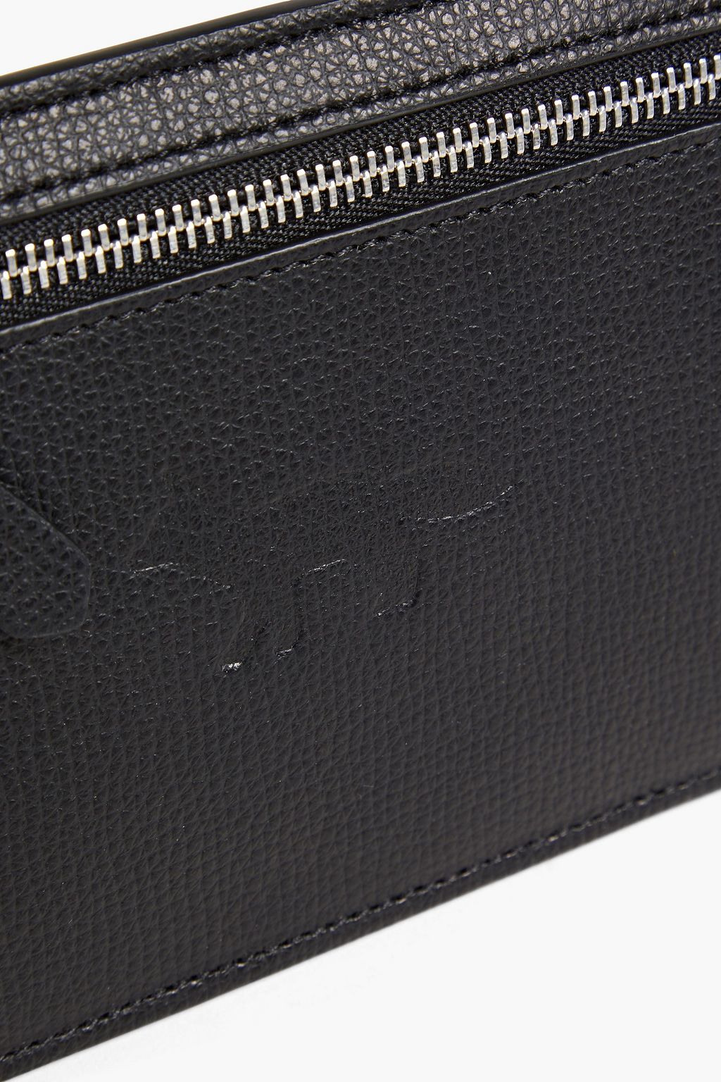 MAISON KITSUNÉ Pebbled-leather cardholder