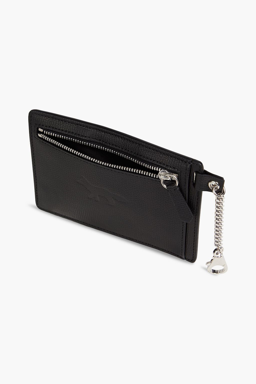 MAISON KITSUNÉ Pebbled-leather cardholder