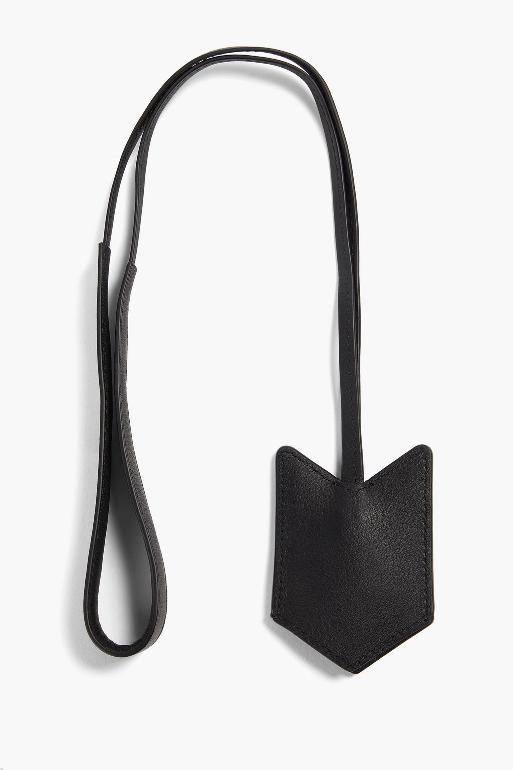 MAISON KITSUNÉ Printed leather keychain