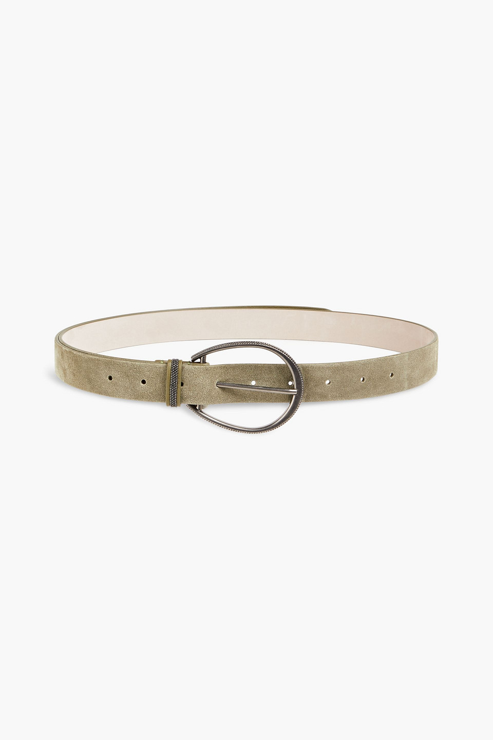 Brunello Cucinelli - Suede belt - Green - M