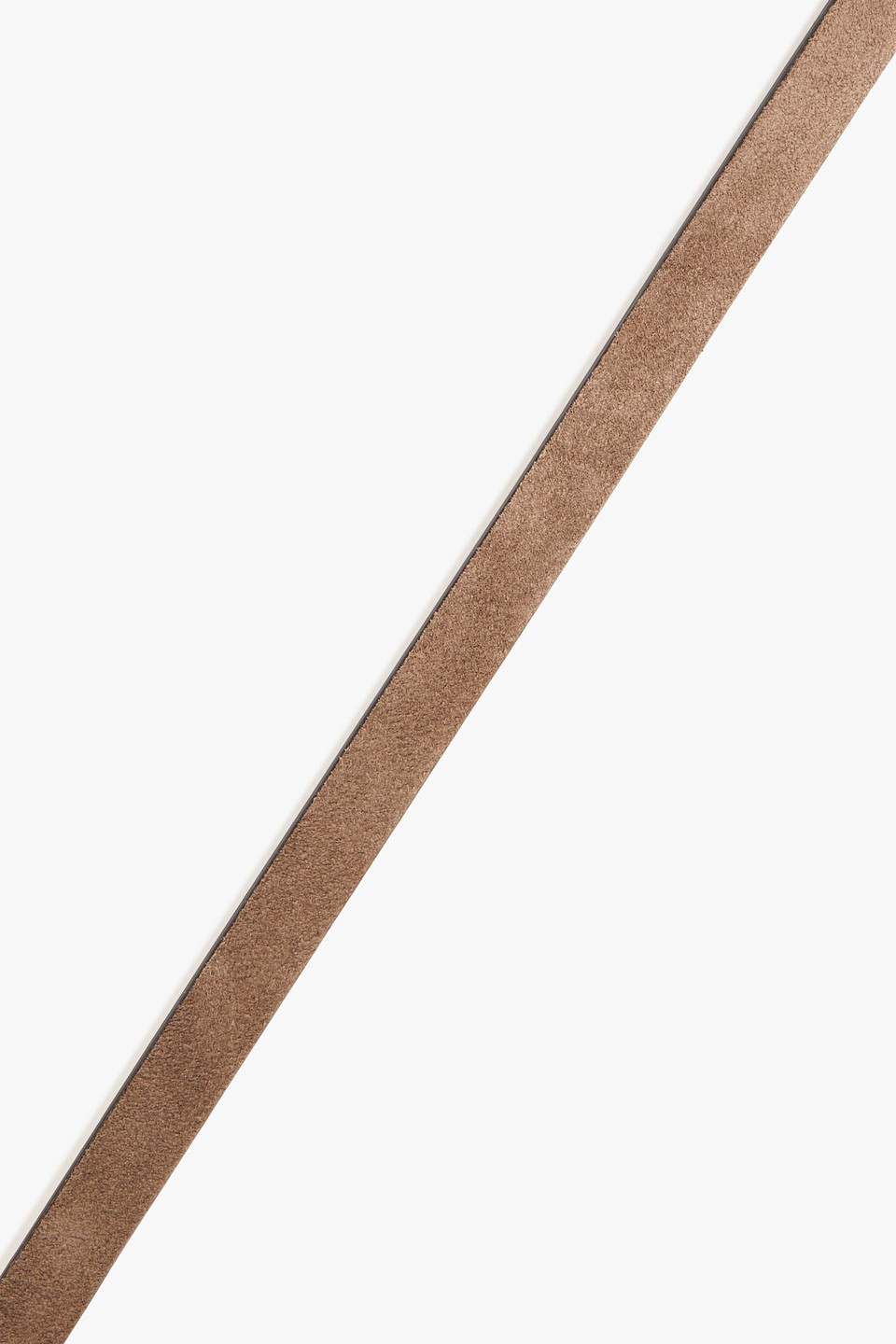  Brunello Cucinelli - Gürtel Aus Veloursleder - Neutral - Xl 