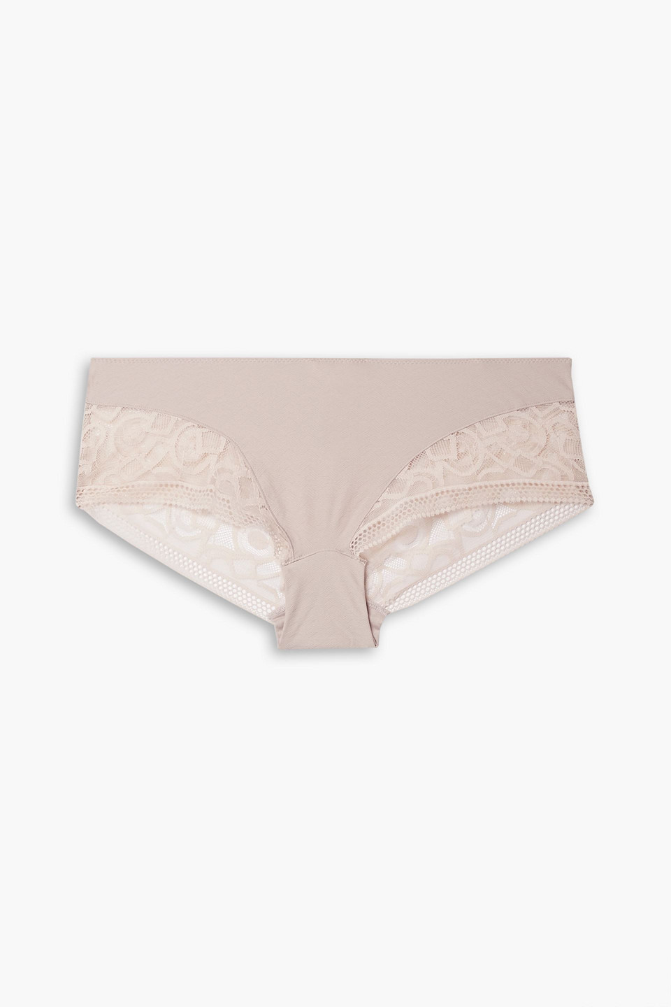 HANRO Alena stretch-jacquard and lace briefs