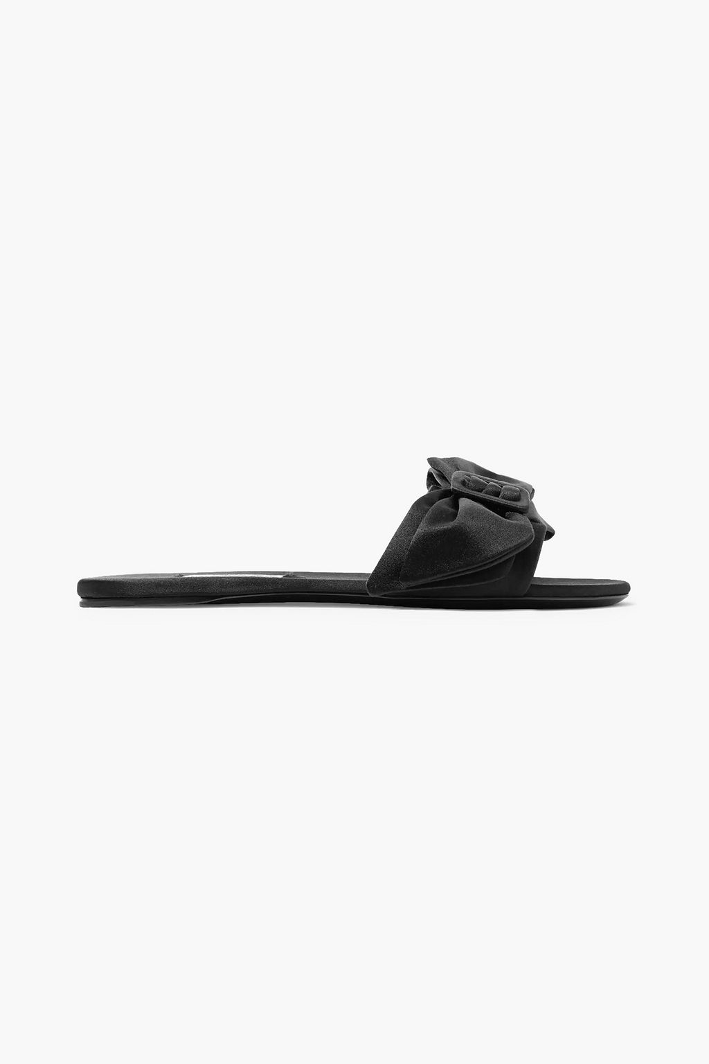 PRADA Bow-embellished satin slides | THE OUTNET