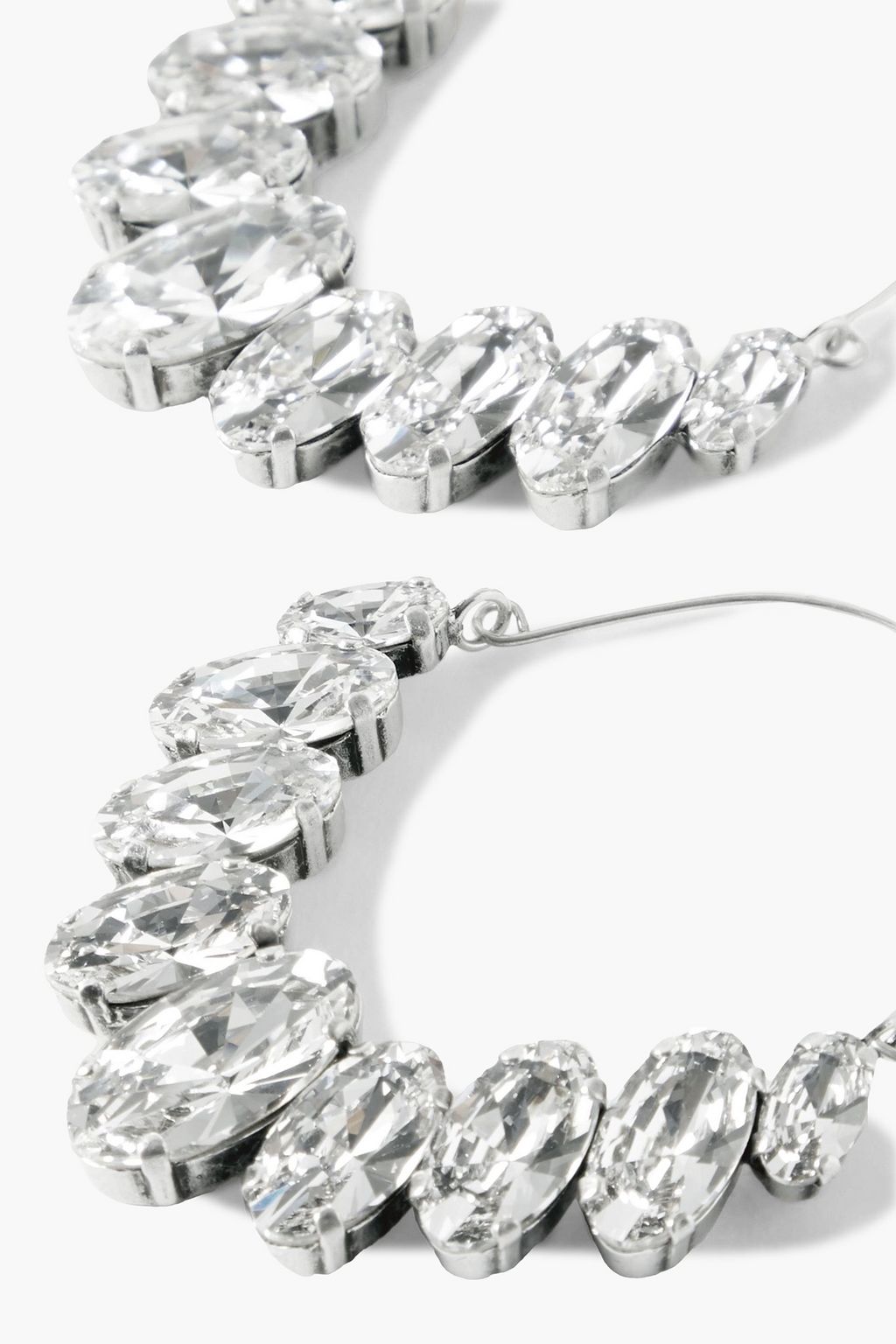 ISABEL MARANT Ho La La silver-tone crystal earrings