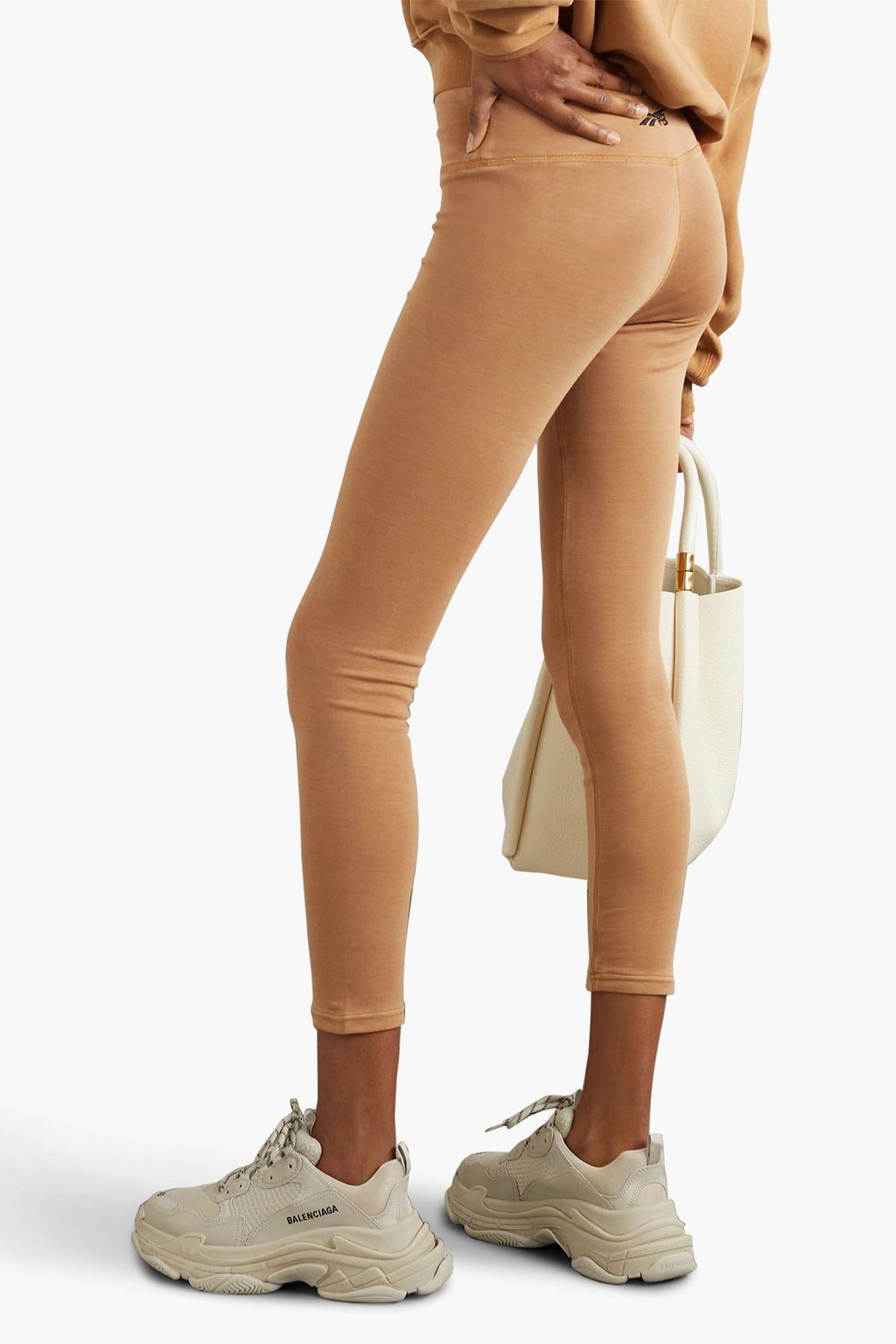 REEBOK X VICTORIA BECKHAM Travel cropped jersey leggings