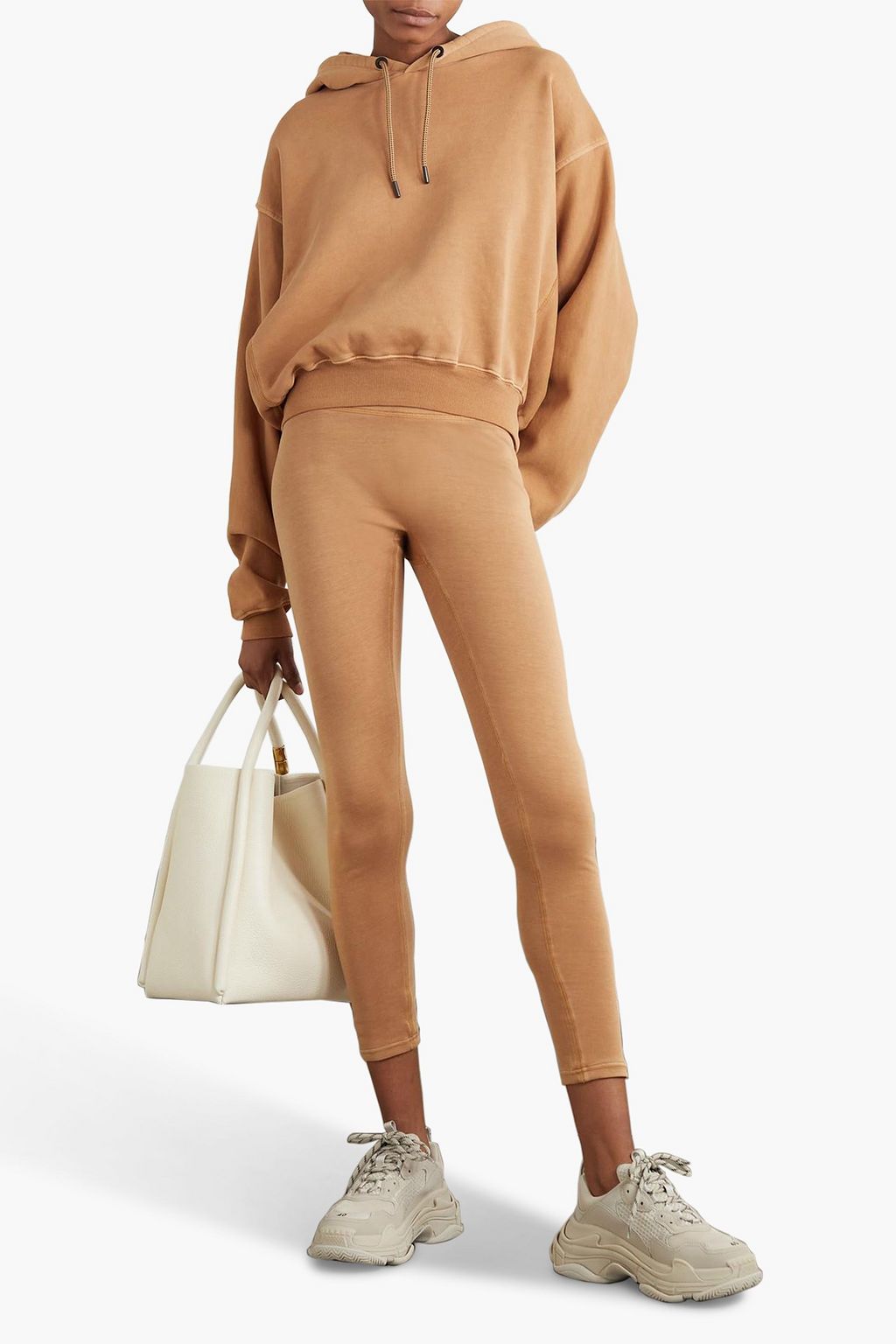 REEBOK X VICTORIA BECKHAM Travel cropped jersey leggings