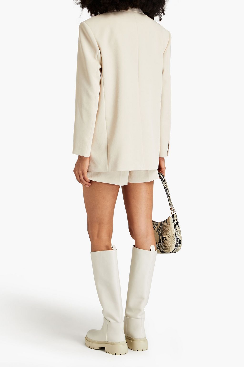 SANDRO Crepe blazer