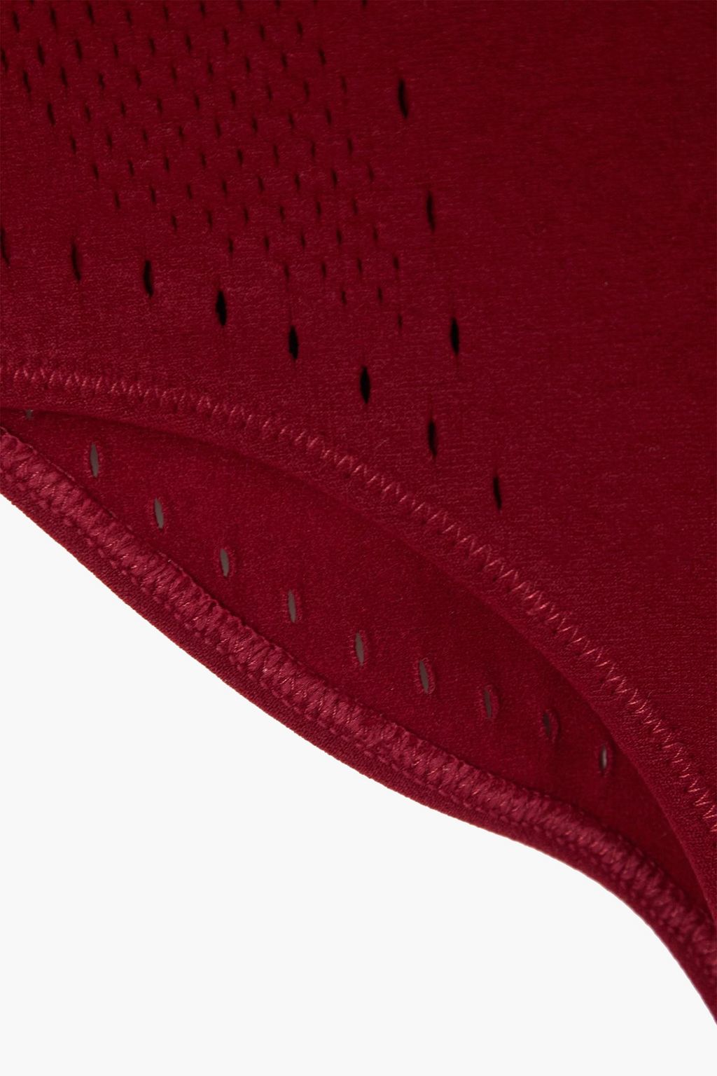 STELLA MCCARTNEY Stellawear perforated stretch-jersey mid-rise briefs
