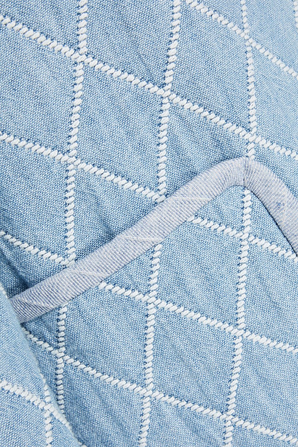 SANDRO Quilted cotton-blend jacket