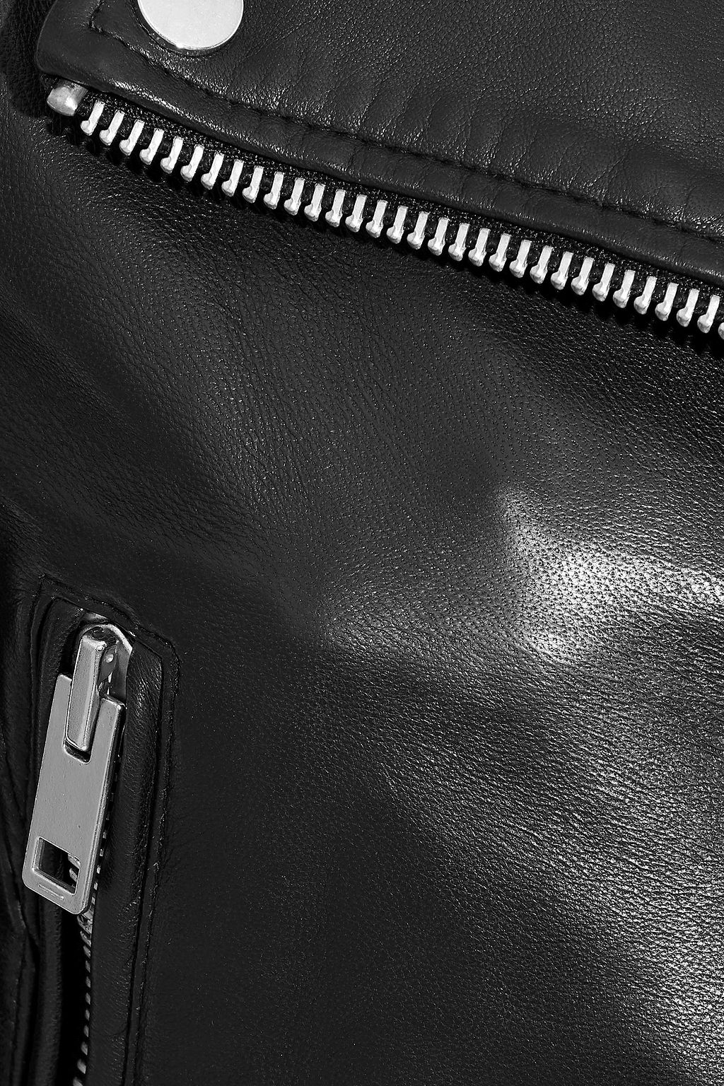 WALTER BAKER Leather biker jacket